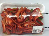 peperoni rossi tagliati